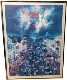 Signed Charles Boyer 'Olympic Night 1984' Print
