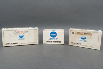 Collection Of Minolta Teleconverter Lenses