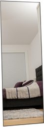 Black Metal Framed Standing Full Length Mirror