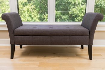 Upholstered Storage Bench Or Window Seat