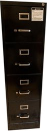 4- Drawer Vertical Filing Cabinet, Black (2 Of 3)