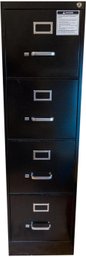 4- Drawer Vertical Filing Cabinet, Black (3 Of 3)