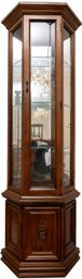 G. DeBrekht Lighted China Cabinet