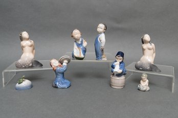 Collection Of Five Royal Copenhagen Porcelain Figurines