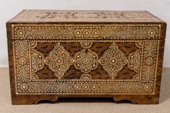 Moroccan Style Mother Of Pearl Chest