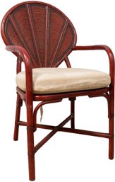 Curved Bamboo Oyster Style Back Chair