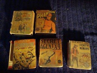 Lot Of Five Big Little Books - Mid Century