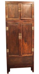 Magnificent Massive 17th/18th Century Huanghuali Compound Cabinet And Hat Chest