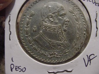 1962    10 Percent Silver  Mexico  Peso - VF