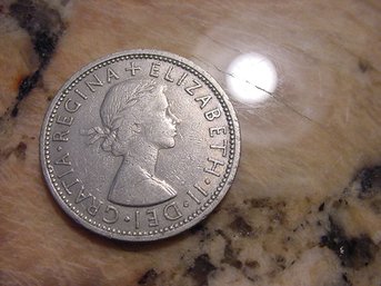 1966 Great Britain 2 Shillings Coin