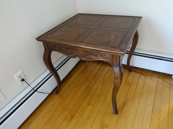 Vintage Cherry Wood Side Table