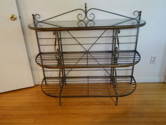 French Bow-style Bakers Rack