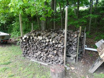 One And  Cords Of Seasoned Firewood.