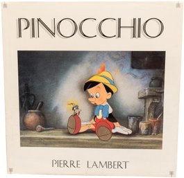 Disney's Pinocchio Hardcover Animation Book By Pierre Lambert