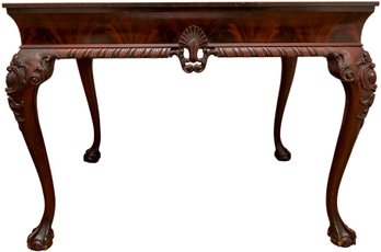 Antique Mahogany Flip Top Table