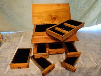 Stunning Wood Jewelry Box.