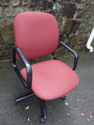Red Adjustable Office Chair.