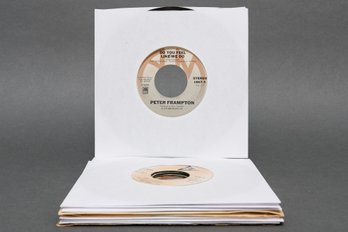 Collection Of Rock 7' Singles/45RPM - Fleetwood Mac, Peter Frampton, Joe Cocker, Doobie Brothers And More!