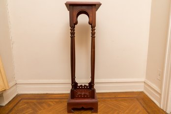 Vintage Mahogany Church Plinth