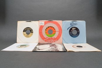 Collection Of Rock 7' Singles/45RPM - Foreigner, Creedance Clearwater Revival, Toto, Bob Dylan And More