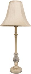 Traditional Country Cottage Ivory Table Buffet Lamp