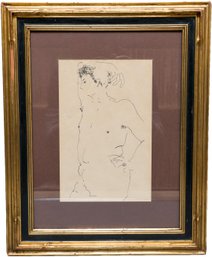 Unsigned Nude Figural Etching