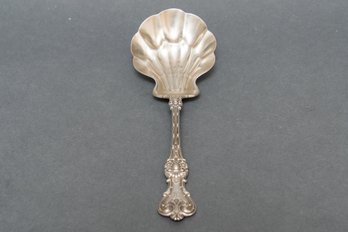 King Edward Sterling Silver Berry Spoon With Fluted Bowl
