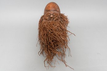 Vintage Bamboo Root Decorative Mask