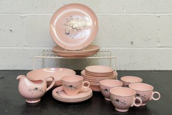 Taylor Smith Taylor Pink Dish Set (incomplete Set)