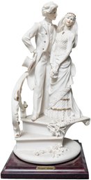 'Wedding Of The Bride And Groom On The Stairs' By Giuseppe Armani Porcelain Figurine