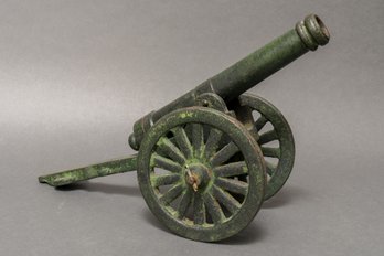 Antique Victorian Cast Iron Miniature Display Cannon