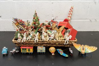 Large Collection Of Christmas Ornaments And More