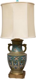 Chinese Cloisonne Enamel Table Lamp