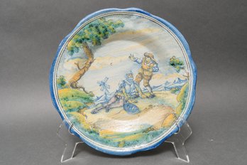 Hand-painted 'Toledo' Decorative Plate Signed