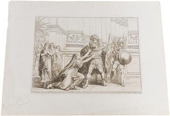 Bartolomeo Pinelli Engraving From The Book 'Historia Romana' C. 1819