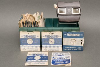 Vintage 1940s Sawyers Viewmaster With Reels And Case
