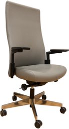 Knoll Remix High Back Adjustable Leather Desk Chair (2 Of 3)