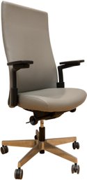 Knoll Remix High Back Adjustable Leather Desk Chair (3 Of 3)