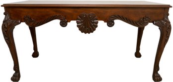 Late 20th Century Baker Furniture Georgian Mahogany Console Table