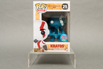 Funko Pop! Limited Edition God Of War 'Kratos - Blue & White' 25 Figurine (1 Of 2)