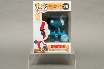Funko Pop! Limited Edition God Of War 'Kratos - Blue & White' 25 Figurine (2 Of 2)