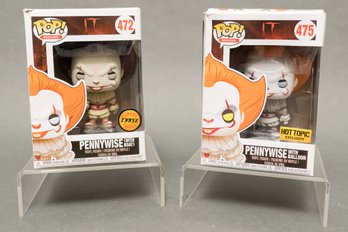 Pair Of Funko Pop! It 'Pennywise' Figurines