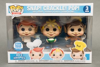 Funko Pop! Limited Edition Snap! Crackle! Pop! 3 Pack Figurines