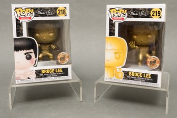 Pair Of Funko Pop! Movie Series 'Bruce Lee' Figurines (1 Of 2)
