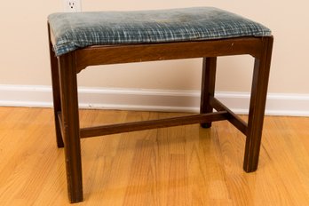 Vintage Upholstered Bench