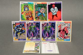 1991 Marvel Universe Trading Cards (Incomplete Set)