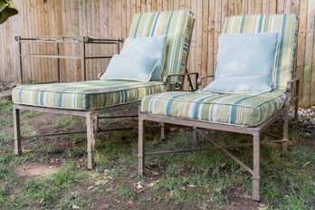 Pair Of Brown Jordan Venetian Chaise Lounges With Cushions - RETAIL $7,164 ( 2 Of 2 )