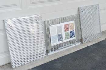 Set Of 3 Metal Mesh And Acrylic Frames ( 1 Of 2 )