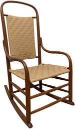 American Circa 1840's Shaker Style Bentwood Rocking Chair