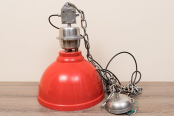 Light & Living Red Epoxy Pendant Light